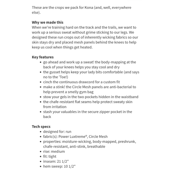 LULULEMON SoulCycle Run: Inspired Crop II - Picture 10 of 10